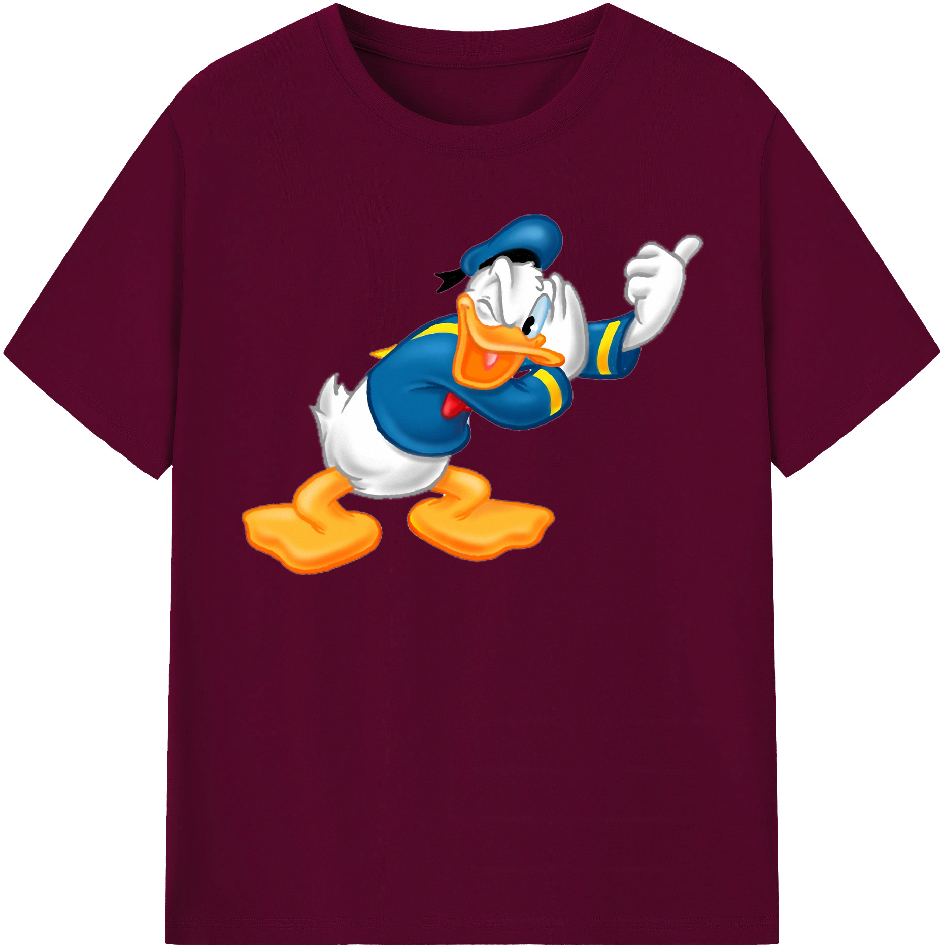 （画像用） ミッキーマウス Mickey Mouse レディースカジュアルプリントTシャツ（綿100％）